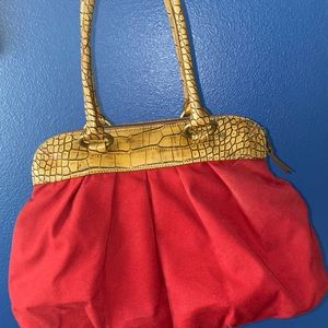 Simply Vera Wang Red Medium Shoulder Bag